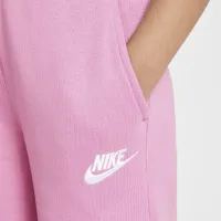 Nike Sportswear Club Little дитячі Fleece Wide Leg Pants Pink