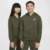 Nike Sportswear Club Fleece Big детские Tracksuit цвет зеленый