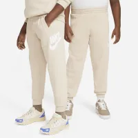 Nike Club Fleece Big дитячі Joggers (Extended Size) колір коричневий