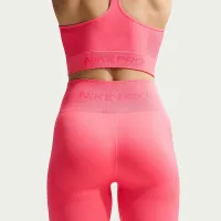 Nike Pro Seamless женская С высокой Талией 7/8 лосины Pink