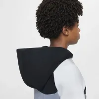Nike Sportswear Tech Fleece Big детские Full-Zip Толстовка с капюшоном цвет серый