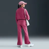 Nike Sportswear Big детские (Girls') Fleece Pants цвет фиолетовый