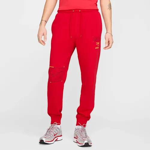 Nike Club мужские French Terry Joggers цвет красный