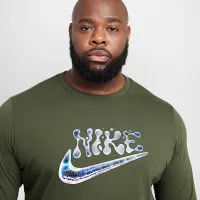Nike Sportswear Club Long-Sleeve футболка колір зелений