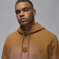 Nike Jordan Flight Fleece мужские Pullover Толстовка с капюшоном цвет коричневый
