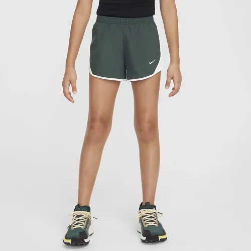 Nike Tempo Big детские (Girls') Dri-FIT Running шорты цвет зеленый