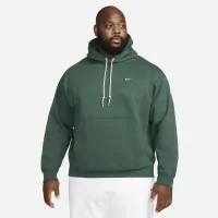 Nike Solo Swoosh мужские Fleece Pullover Толстовка с капюшоном цвет зеленый