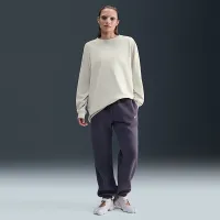 Nike Sportswear Essential женская оверсайз Long-Sleeve футболка цвет серый