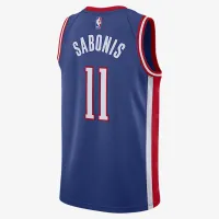 Domantas Sabonis Sacramento Kings 2024/25 City Edition мужские Nike Dri-FIT NBA Swingman Jersey синий