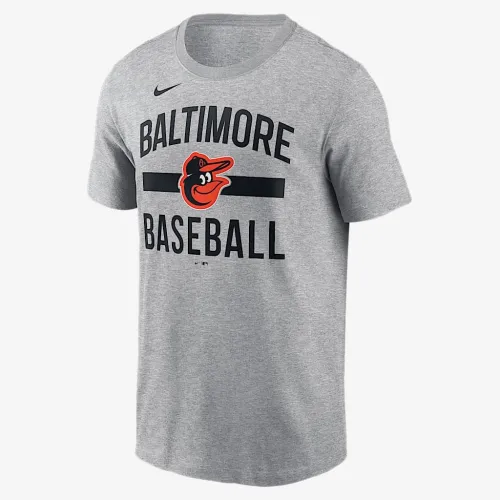Baltimore Orioles Arched чоловічі Nike MLB футболка колір сірий