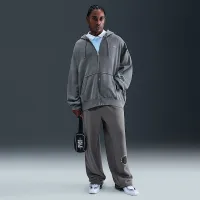 Nike x Martine Rose мужские Full-Zip Толстовка с капюшоном цвет серый