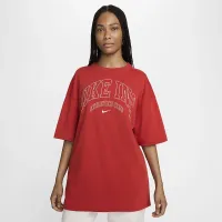 Nike Sportswear Essential женская оверсайз футболка цвет красный