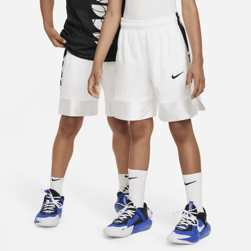 Nike Dri-FIT Elite 23 Big дитячі (для хлопчиків) баскетбольні шорти колір білий