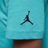 Nike Jordan Big дитячі Embroideколір червоний Logo футболка колір зелений