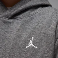 Nike Jordan Brooklyn Fleece Little дитячі 2-Piece Pullover Толстовка з капюшоном комплект колір сірий