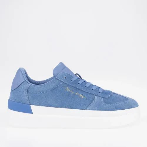 Кроссовки Tommy Hilfiger Signature Suede FW0FW06518-DYB - Голубые