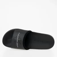Шлёпанцы Calvin Klein Slide Monogram TPU YM0YM00361-BDS - Черные
