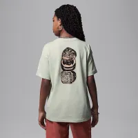 Nike Jordan Big детские Ring Stack футболка цвет зеленый