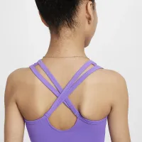Nike One Fitted Big дитячі (Girls') Dri-FIT Tank колір фіолетовий