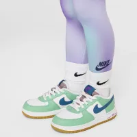 Nike Dri-FIT Toddler Long Sleeve футболка and лосіни комплект колір фіолетовий