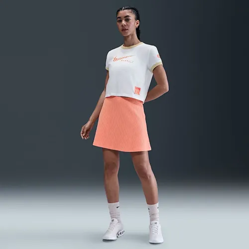 Nike Sportswear Chill Knit жіноча Ribbed Mini спідниця Orange