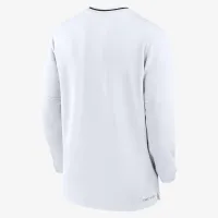 Georgia Bulldogs Sideline Coach чоловічі Nike Dri-FIT College 1/2-Zip Long-Sleeve Top колір білий