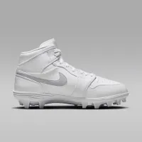 Nike Jordan 1 Mid TD мужские Football Cleat цвет белый