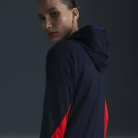 USMNT Strike жіноча Nike Dri-FIT Soccer Hooded Track Куртка блакитний