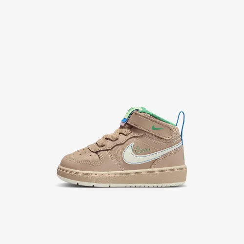 Nike Court Borough Mid 2 SE Baby/Toddler Кроссовки цвет коричневый