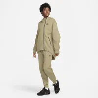 Nike Sportswear Tech Fleece жіноча оверсайз Full-Zip Толстовка з капюшоном Cape колір коричневий