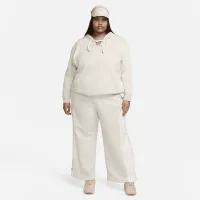 Nike Serena Williams Design Crew женская Fleece Pullover Толстовка с капюшоном (большие размеры) цвет серый