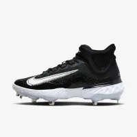 Nike Alpha Huarache Elite 4 Mid чоловічі бейсбольні бутси колір чорний
