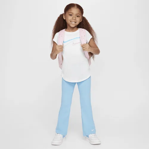 Nike Little дитячі Tee and Flare лосіни комплект блакитний