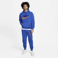Nike Club Fleece чоловічі Pullover Толстовка з капюшоном блакитний