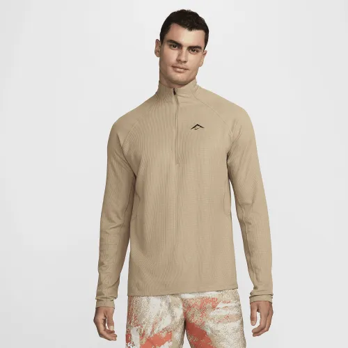 Nike Trail чоловічі Dri-FIT 1/2-Zip Mid Layer Top колір коричневий
