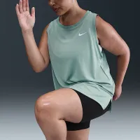 Nike Dri-FIT жіноча Tank (великі розміри) колір зелений