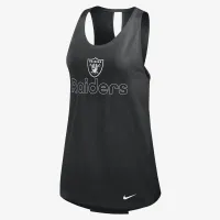 Las Vegas Raiders жіноча Nike Dri-FIT NFL Tank Top колір чорний