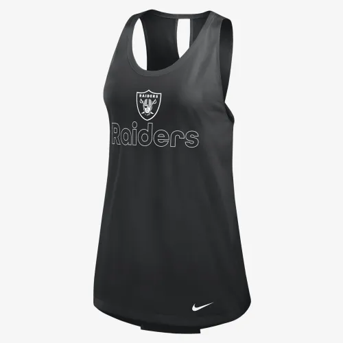 Las Vegas Raiders жіноча Nike Dri-FIT NFL Tank Top колір чорний