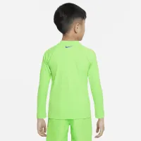 Nike Dri-FIT Little детские (для мальчиков) Long-Sleeve Swim Hydroguard цвет зеленый