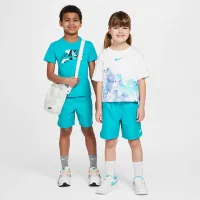 Nike Little детские Woven шорты цвет зеленый