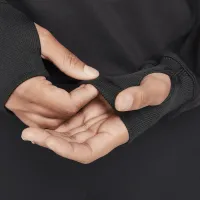 Nike Therma-FIT One женская Pullover Graphic Толстовка с капюшоном цвет черный