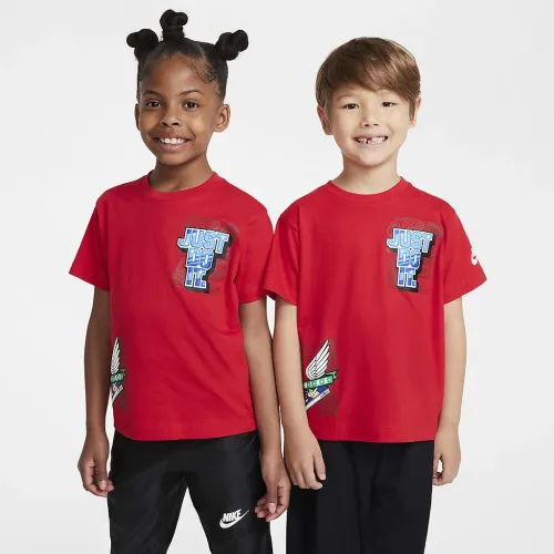 Nike Step Up Your Game Little детские Graphic футболка цвет красный