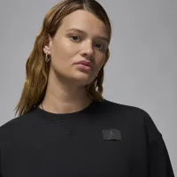 Nike Jordan Flight Fleece женская Crew-Neck свитшот цвет черный
