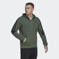 Кофта/футболка adidas Future Icons 3-Stripes Full-Zip HC5841 - зелена