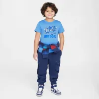 Nike Little дитячі Music Boxy Pals футболка блакитний