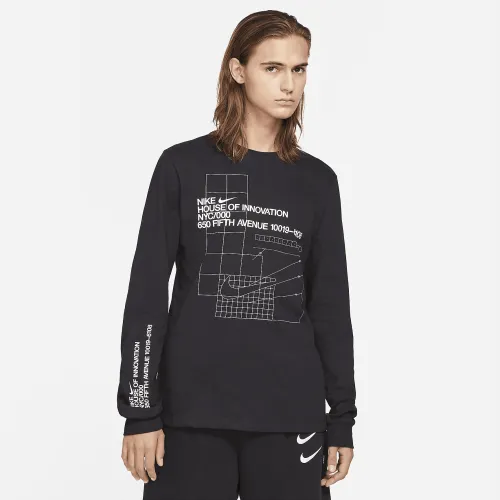 Nike Sportswear мужские Long-Sleeve футболка цвет черный