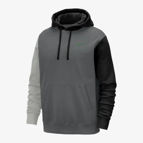 Oregon Club Fleece чоловічі Nike College Толстовка з капюшоном колір сірий