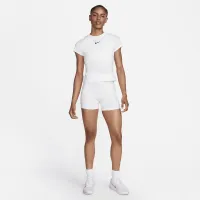 NikeCourt Advantage женская Dri-FIT Short-Sleeve Tennis Top цвет белый
