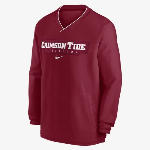 Alabama Crimson Tide Sideline мужские Nike College Long-Sleeve Ветровка цвет красный