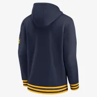 West Virginia Mountaineers Legacy Retro Men’s Nike College Pullover Толстовка с капюшоном синий